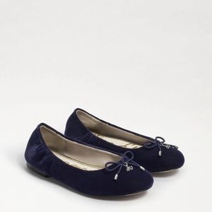 Sam Edelman Blue Suede Felicia Ballet Flats 6.5